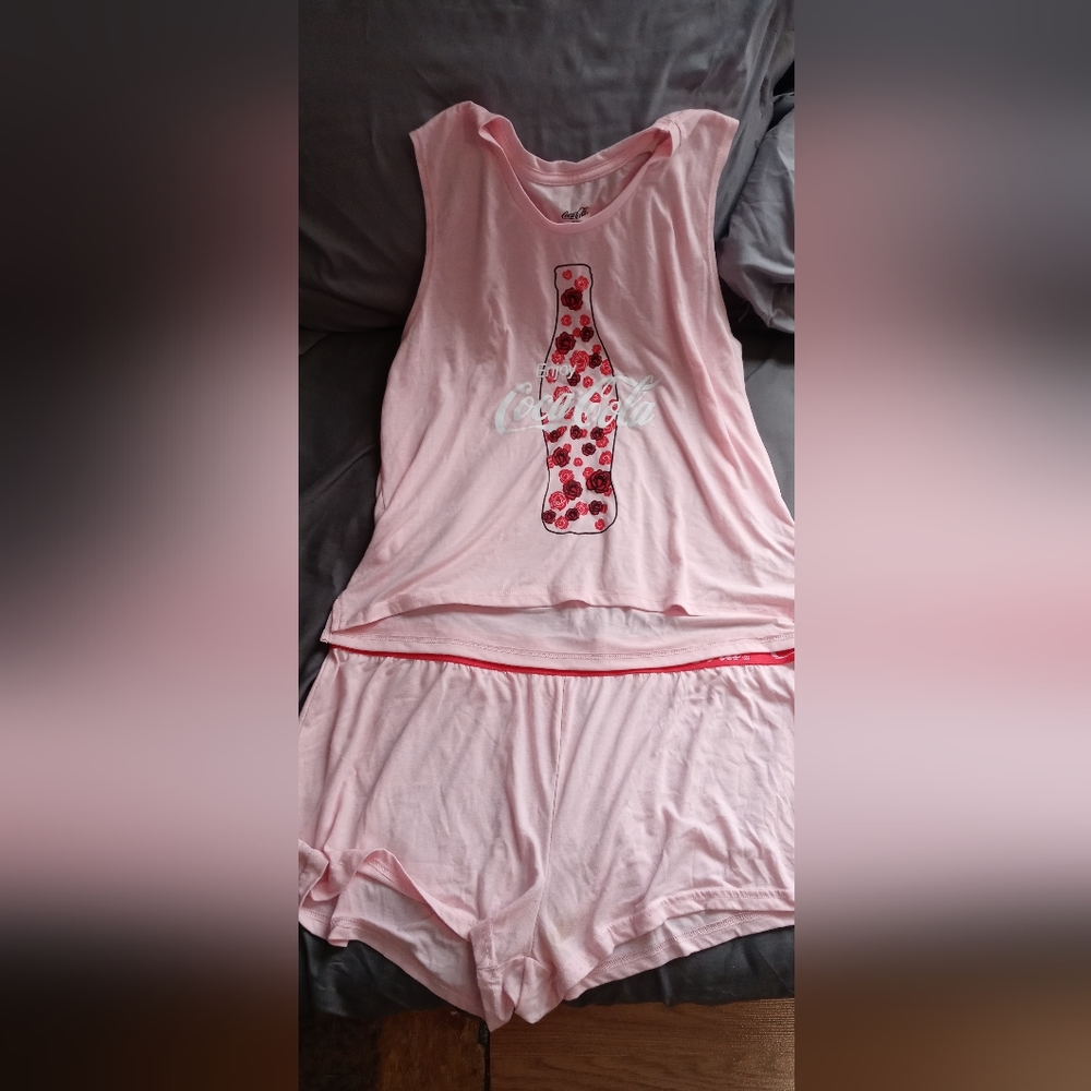 2 piece coca cola pj set